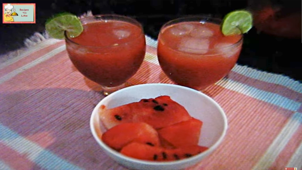 Homemade healthy fresh Watermelon juice