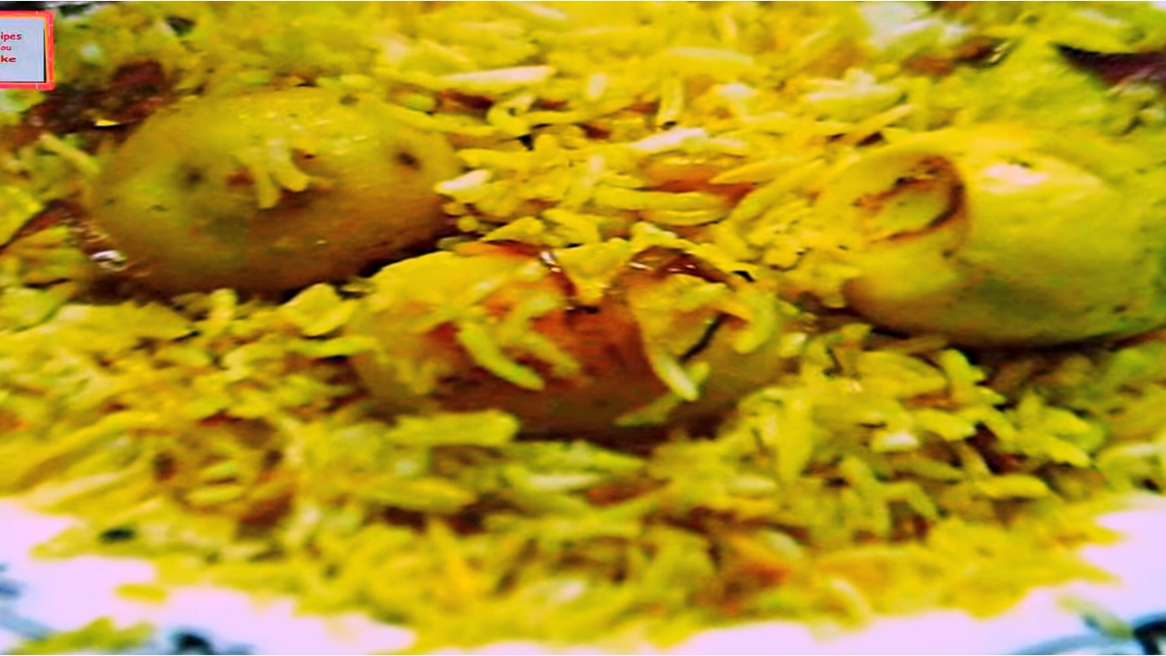 Egg biryani