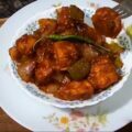 indo chinese chilli paneer with gravy