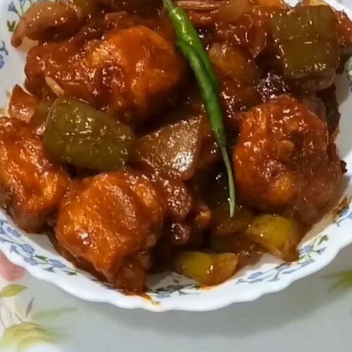 chinese Chilli paneer manchurian recipe