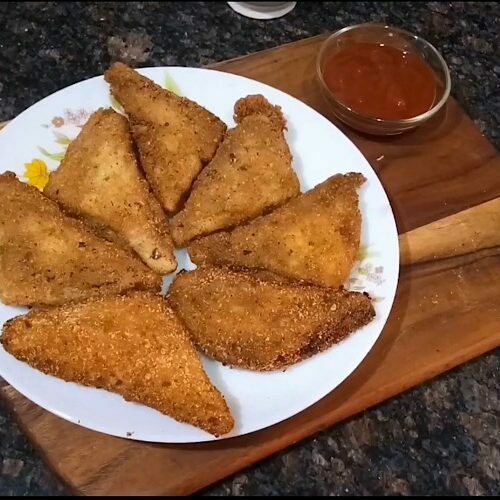 Bread samosa roll recipe