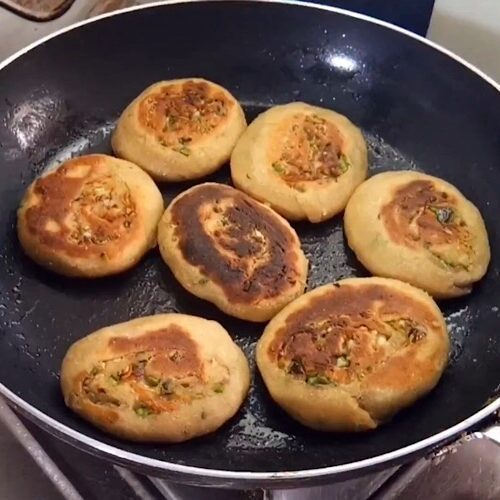 whole wheat veg roll tikki