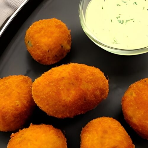 Paneer pakora Cheese Croquettes image