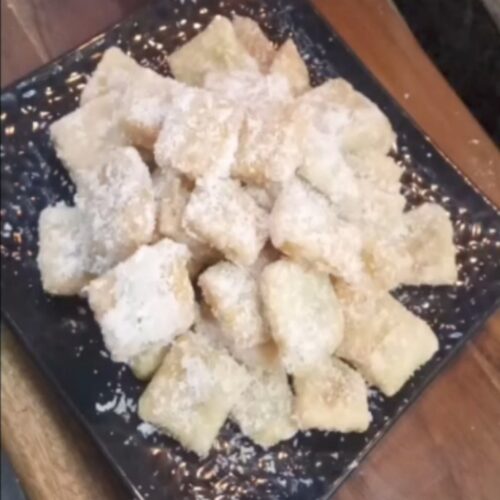 Sugar coated Shakkarpara