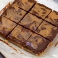 Chocolate peanut butter barfi