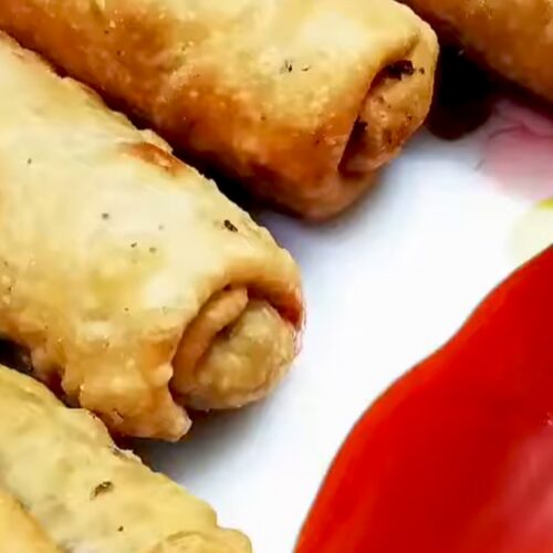 Vegetable samosa roll