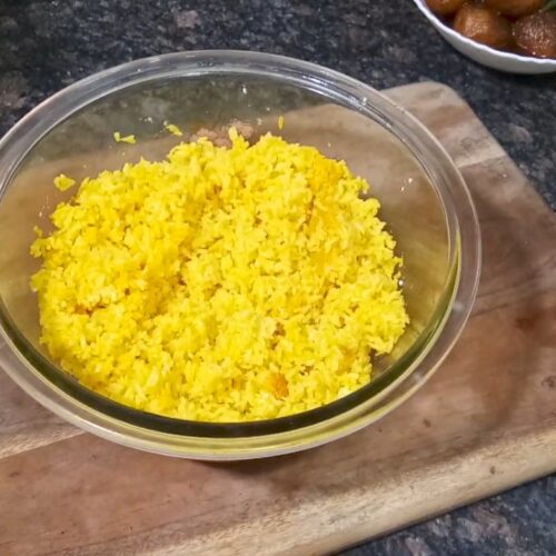 Tehar rice recipe from scratch in microwave