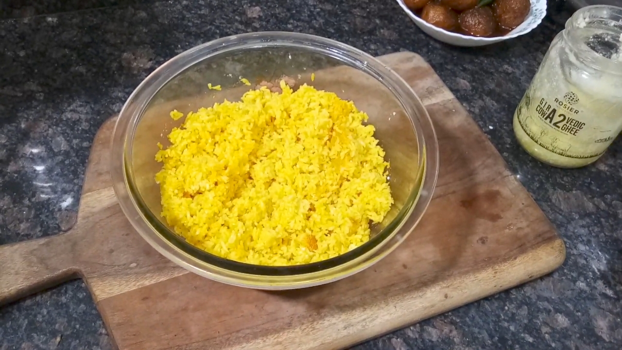 Tehar rice recipe from scratch in microwave